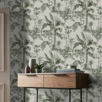 Superfresco Easy Vliesbehang Zanzibar Groen 108211 - Afbeelding 3