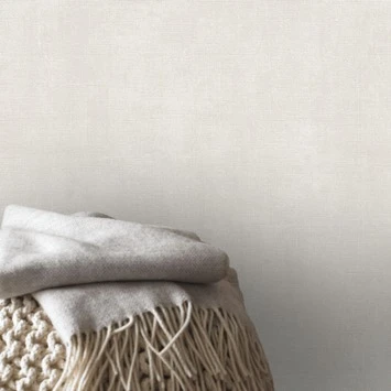 Superfresco Easy Vliesbehang Extra Breed Linnen Uni Met Glans Gebroken Wit (103785) - Afbeelding 3