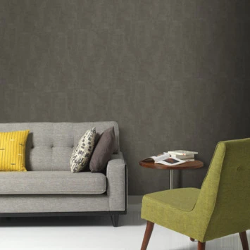 Superfresco Easy Vliesbehang Extra Breed Linnen Uni Met Glans Bruin (104041) - Afbeelding 2