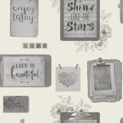 Superfresco Easy Vliesbehang Mooie Dag Grijs 101509