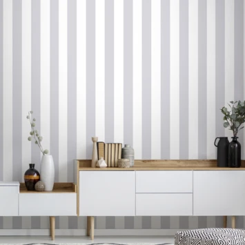 Superfresco Easy Vliesbehang Strepen Zilver 100100 - Afbeelding 3