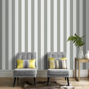 Superfresco Easy Vliesbehang Lynn Donkergrijs-wit 103450 - Afbeelding 2