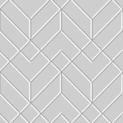 Superfresco Easy Vliesbehang Losanges Filaires Zilver (106155)