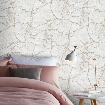 Superfresco Easy Vliesbehang Kintsugi Rose Goud 104870 - Afbeelding 2