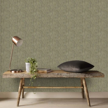 Superfresco Easy Vliesbehang Bamboe Weefsel Goud 113303 - Afbeelding 2