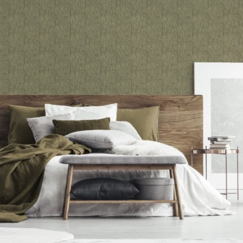 Superfresco Easy Vliesbehang Bamboe Weefsel Goud 113303 - Afbeelding 3