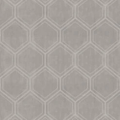 Superfresco Easy Vliesbehang Hexagon Zand 118148