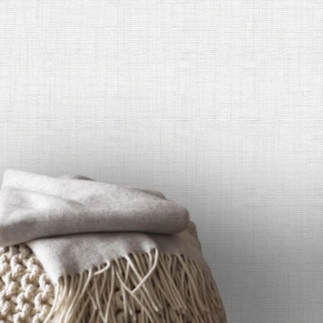 Superfresco Easy Vliesbehang Hessian Uni Wit 104872 - Afbeelding 3