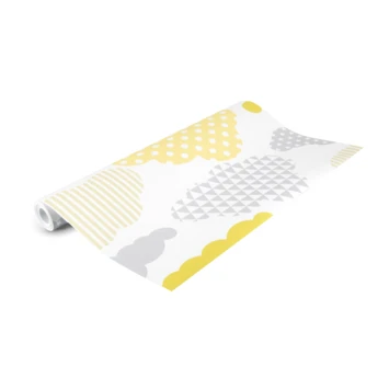Superfresco Easy Vliesbehang Wolken Geel-grijs (108267) - Afbeelding 5